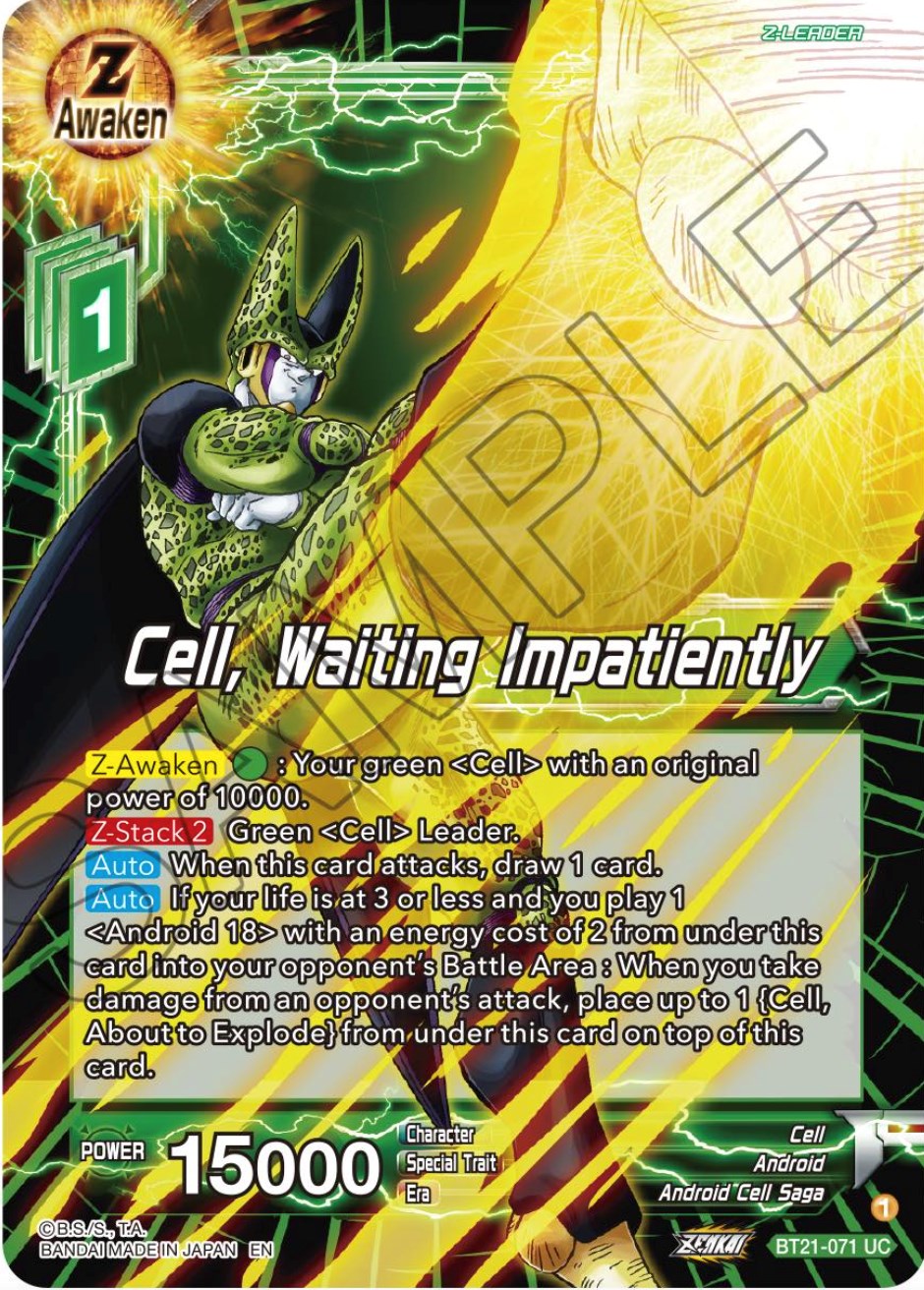 Cell, Waiting Impatiently (BT21-071) [Wild Resurgence] | Odin's Place