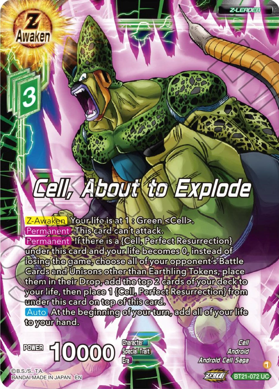 Cell, About to Explode (BT21-072) [Wild Resurgence] | Odin's Place