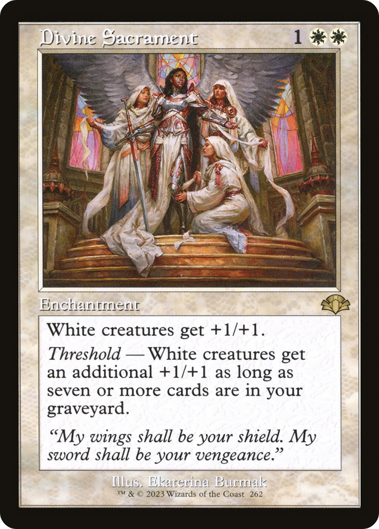 Divine Sacrament (Retro) [Dominaria Remastered] | Odin's Place
