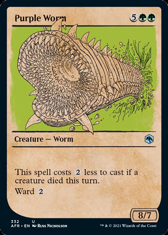 Purple Worm (Showcase) [Dungeons & Dragons: Adventures in the Forgotten Realms] | Odin's Place