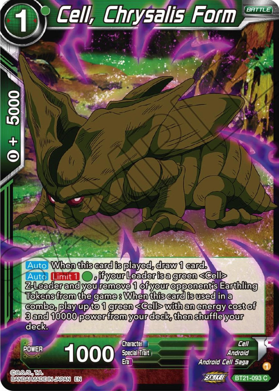 Cell, Chrysalis Form (BT21-093) [Wild Resurgence] | Odin's Place