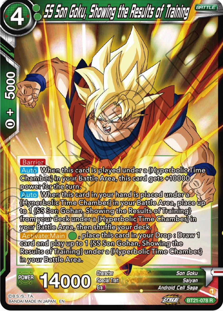 SS Son Goku, Showing the Results of Training (BT21-078) [Wild Resurgence] | Odin's Place