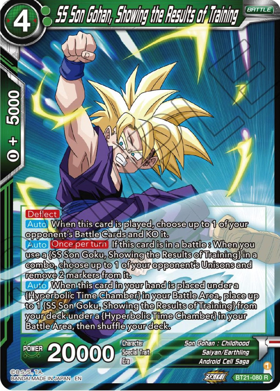 SS Son Gohan, Showing the Results of Training (BT21-080) [Wild Resurgence] | Odin's Place