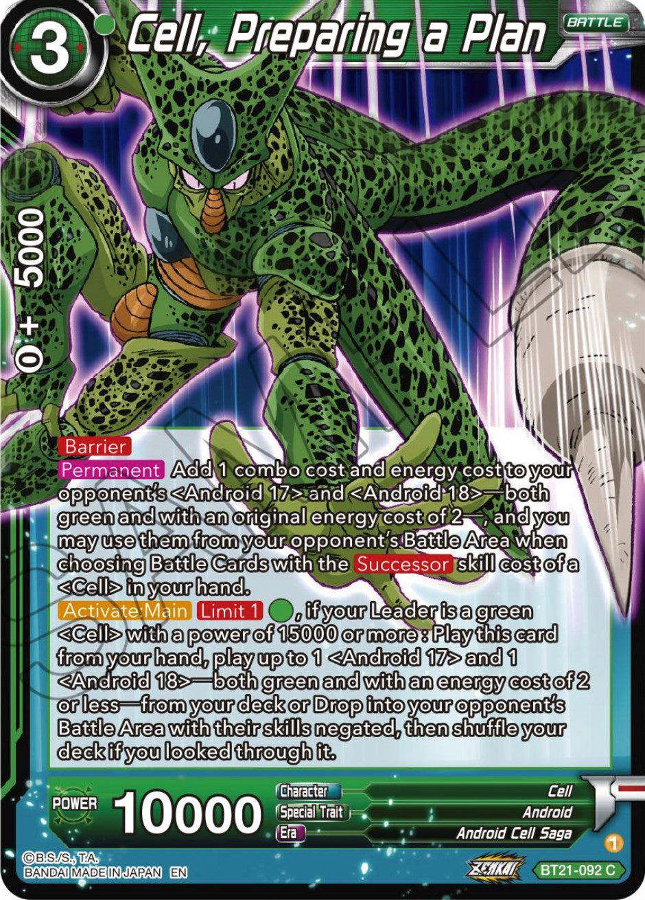 Cell, Preparing a Plan (BT21-092) [Wild Resurgence] | Odin's Place