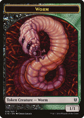 Zombie // Worm Double-Sided Token (11) [Commander 2016 Tokens] | Odin's Place