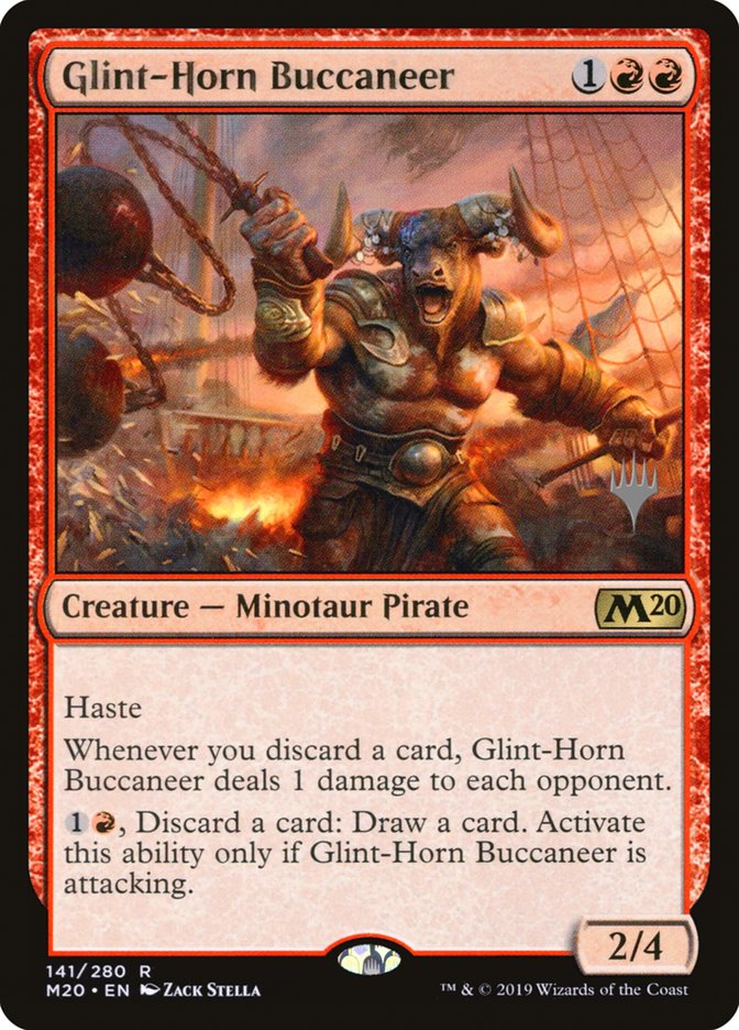 Glint-Horn Buccaneer (Promo Pack) [Core Set 2020 Promos] | Odin's Place