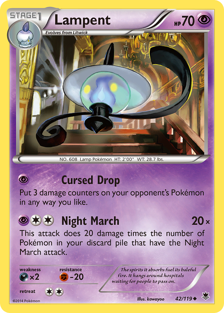 Lampent (42/119) [XY: Phantom Forces] | Odin's Place