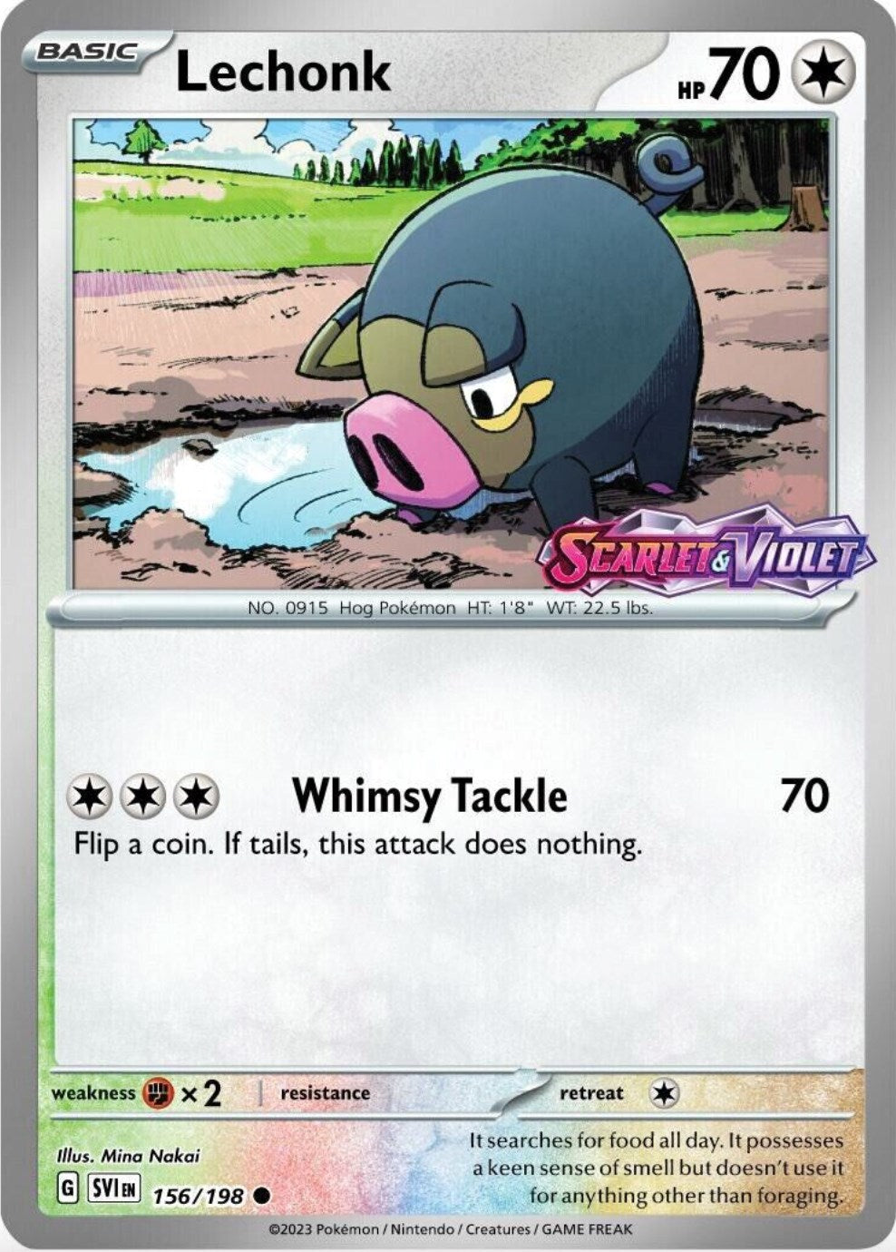 Lechonk (156/198) (Best Buy Promo) [Scarlet & Violet: Base Set] | Odin's Place
