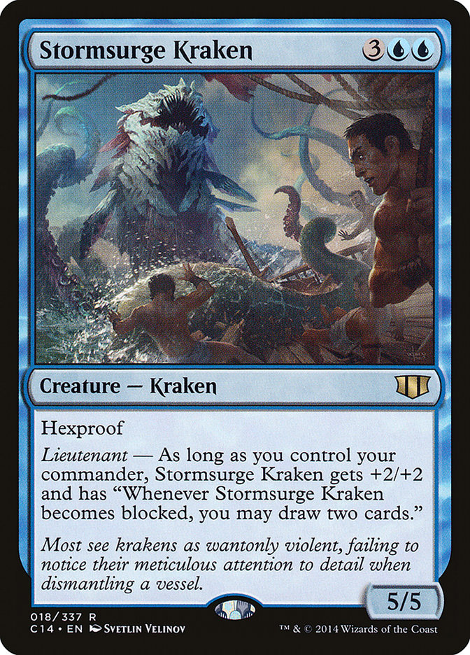 Stormsurge Kraken (18) [Commander 2014] | Odin's Place