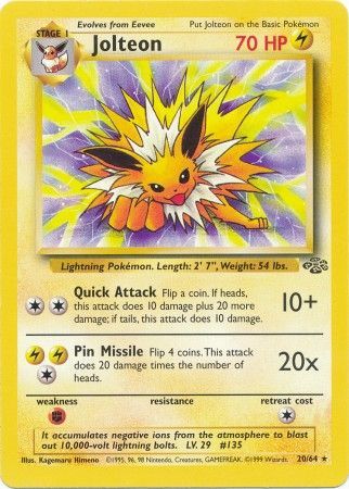 Jolteon (20/64) [Jungle Unlimited] | Odin's Place