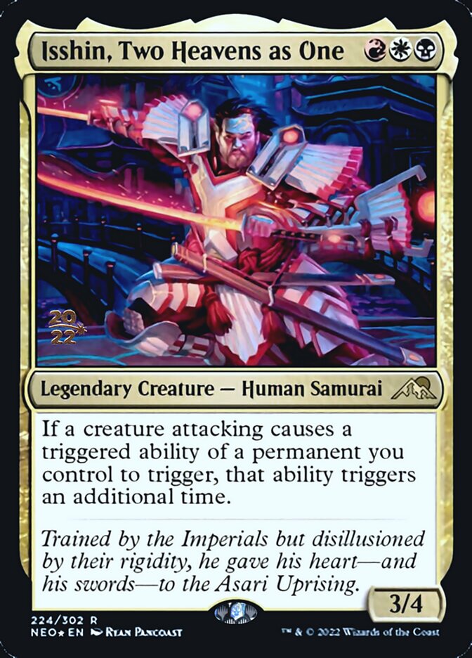 Isshin, Two Heavens as One [Kamigawa: Neon Dynasty Prerelease Promos] | Odin's Place