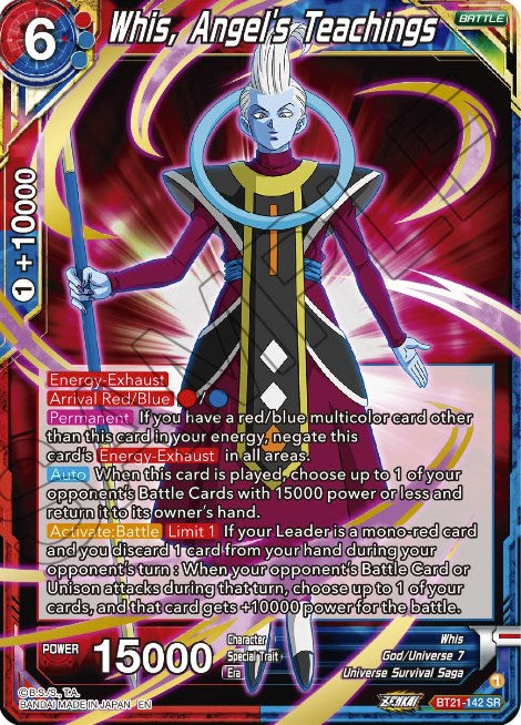 Whis, Angel's Teachings (BT21-142) [Wild Resurgence] | Odin's Place