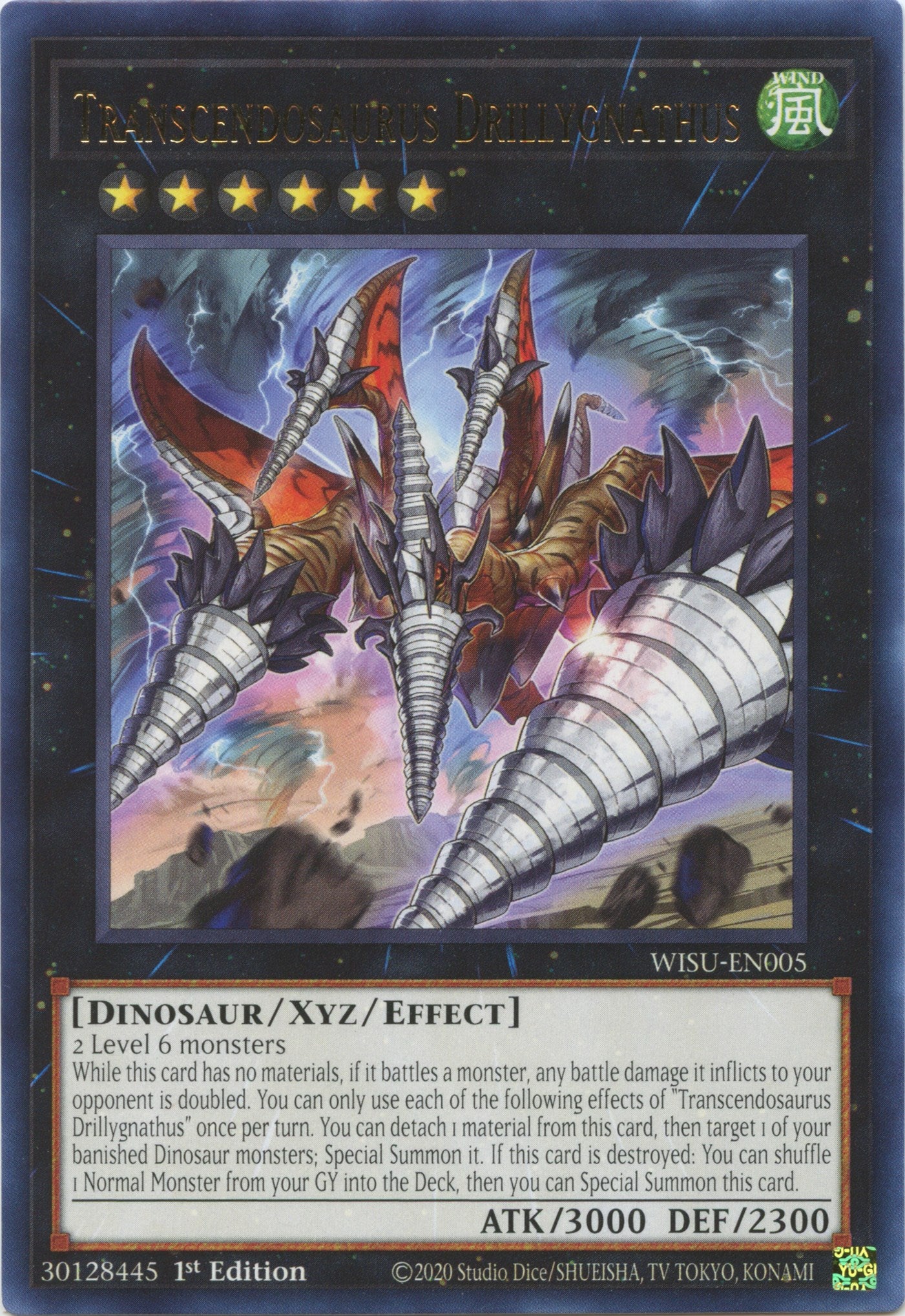 Transcendosaurus Drillygnathus [WISU-EN005] Rare | Odin's Place