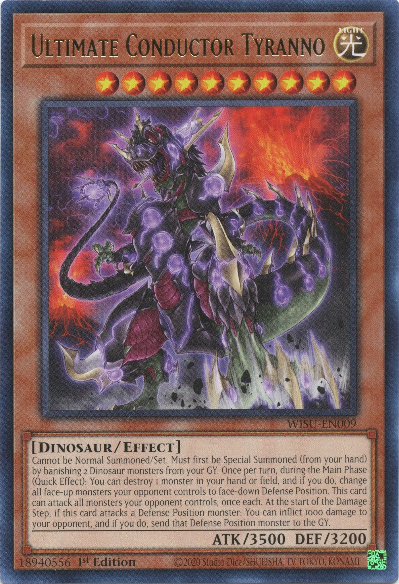 Ultimate Conductor Tyranno [WISU-EN009] Rare | Odin's Place