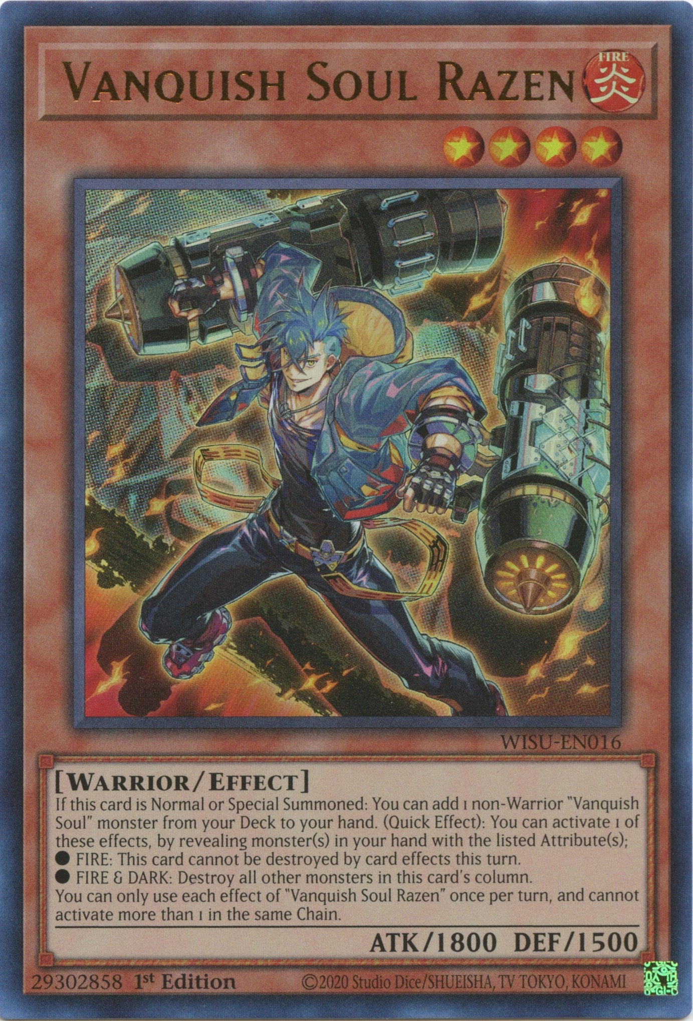 Vanquish Soul Razen [WISU-EN016] Ultra Rare | Odin's Place