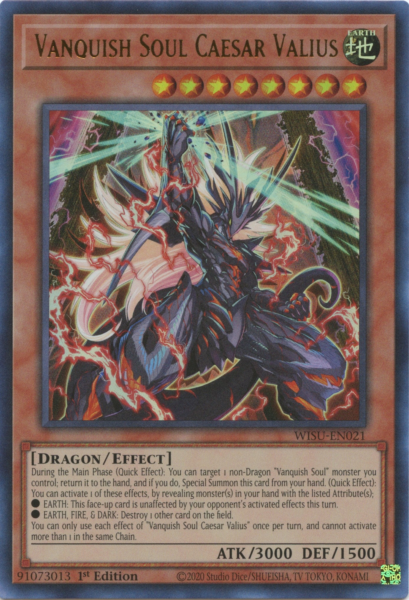 Vanquish Soul Caesar Valius [WISU-EN021] Ultra Rare | Odin's Place
