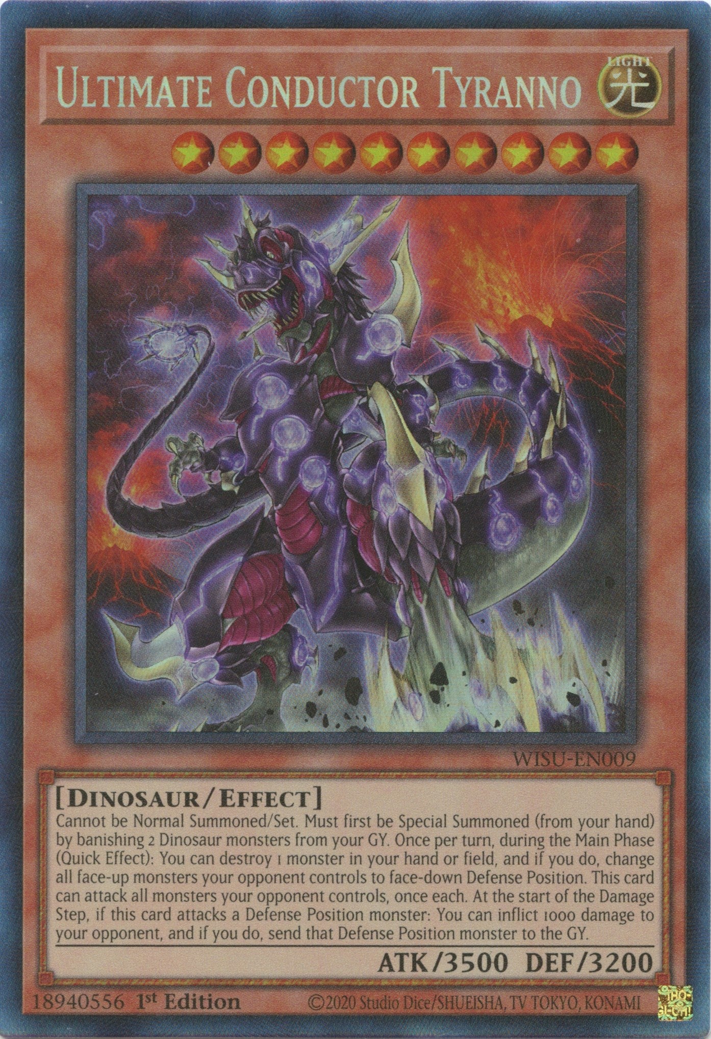 Ultimate Conductor Tyranno [WISU-EN009] Collector's Rare | Odin's Place