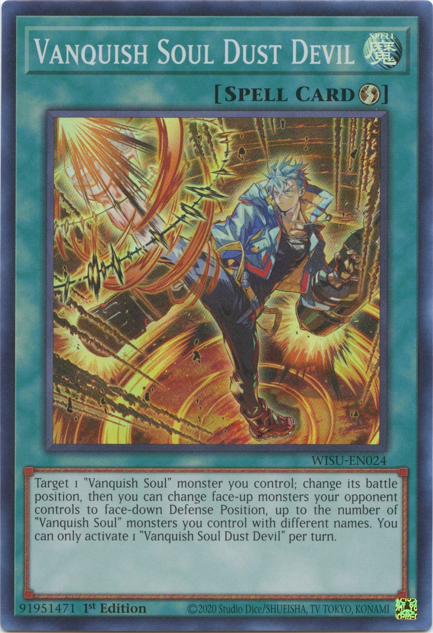 Vanquish Soul Dust Devil [WISU-EN024] Super Rare | Odin's Place