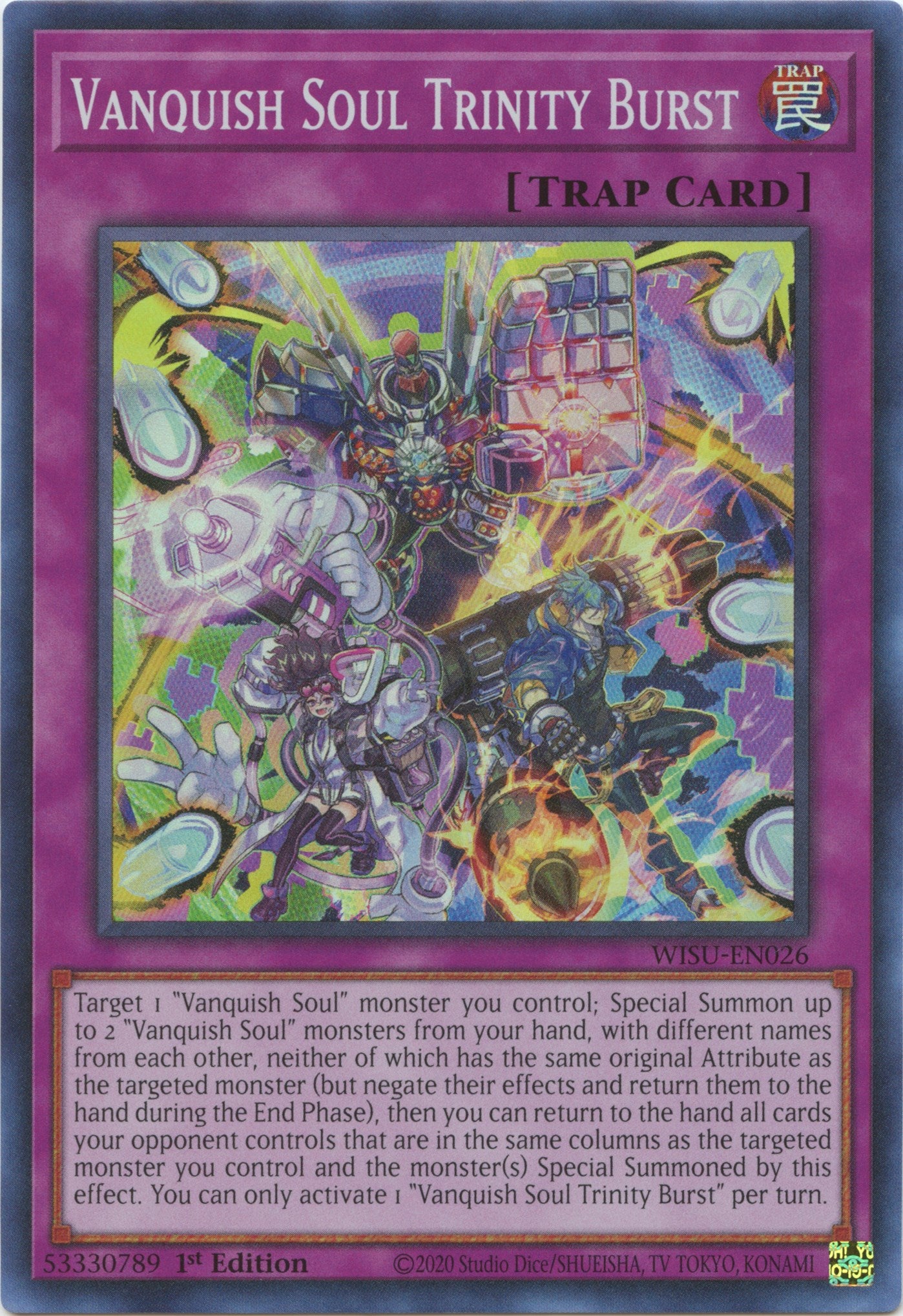 Vanquish Soul Trinity Burst [WISU-EN026] Super Rare | Odin's Place