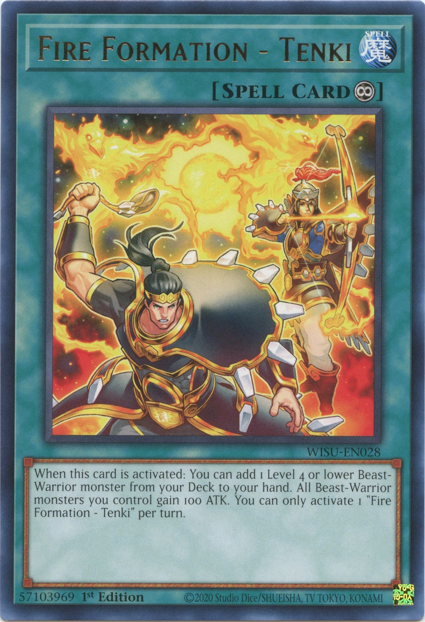 Fire Formation - Tenki [WISU-EN028] Rare | Odin's Place