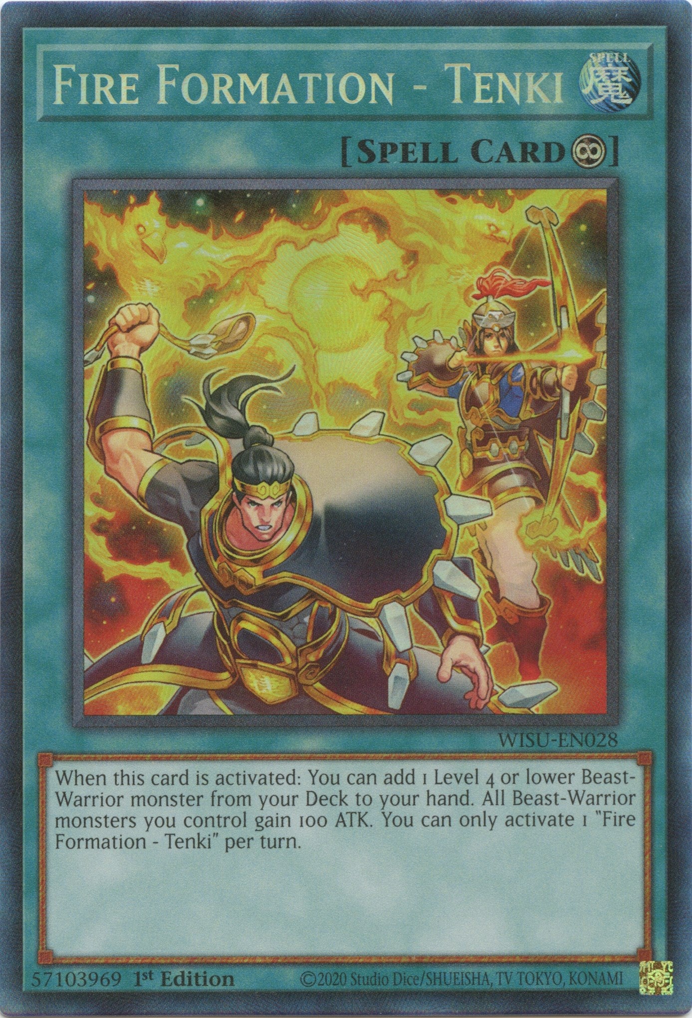 Fire Formation - Tenki [WISU-EN028] Collector's Rare | Odin's Place
