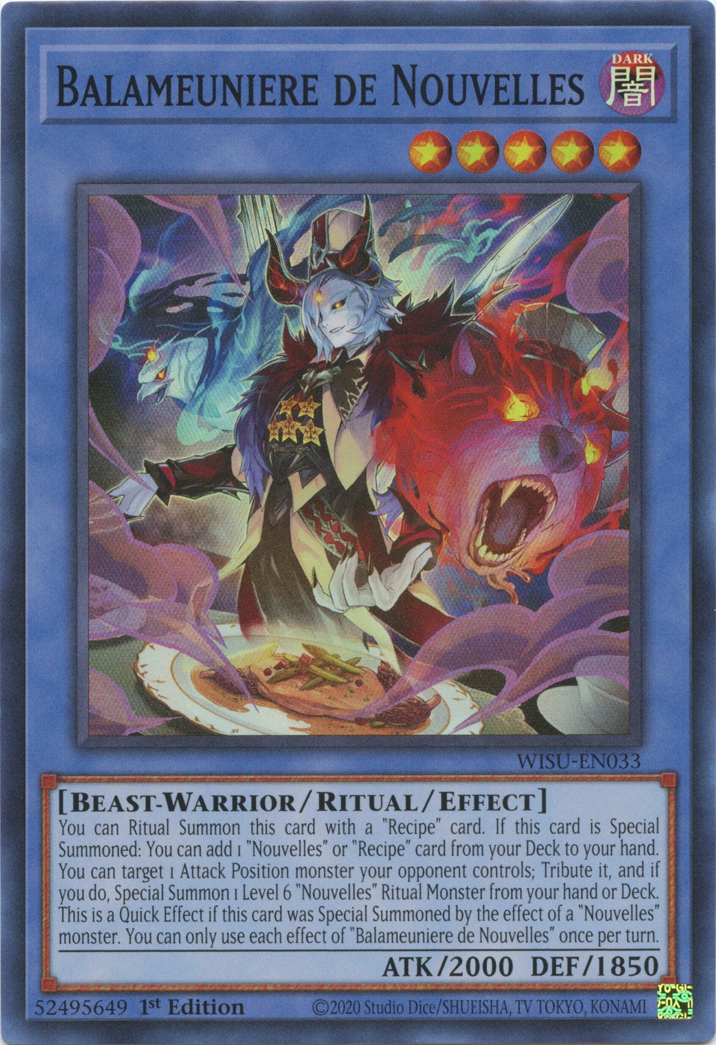 Balameuniere de Nouvelles [WISU-EN033] Super Rare | Odin's Place