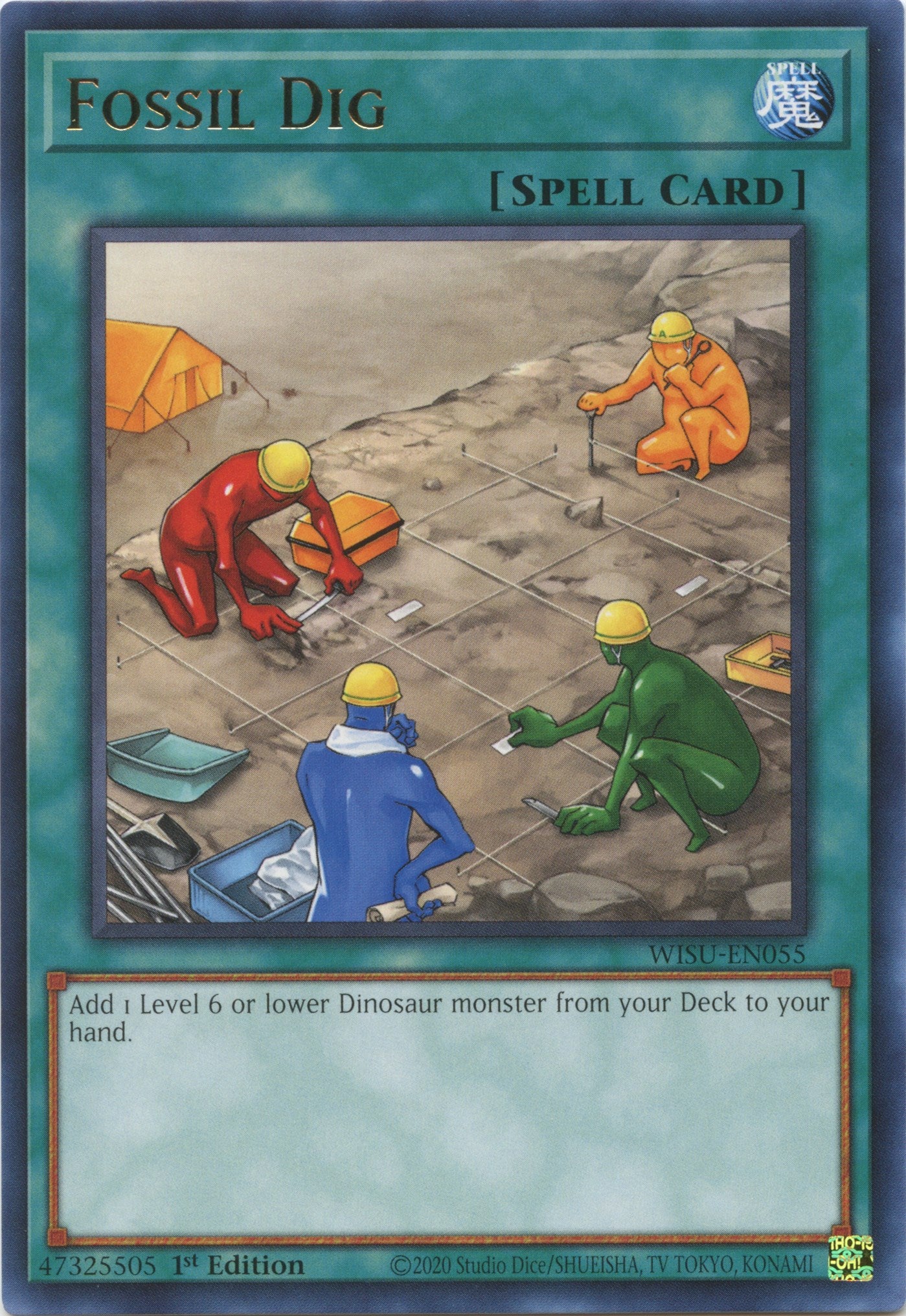 Fossil Dig [WISU-EN055] Rare | Odin's Place