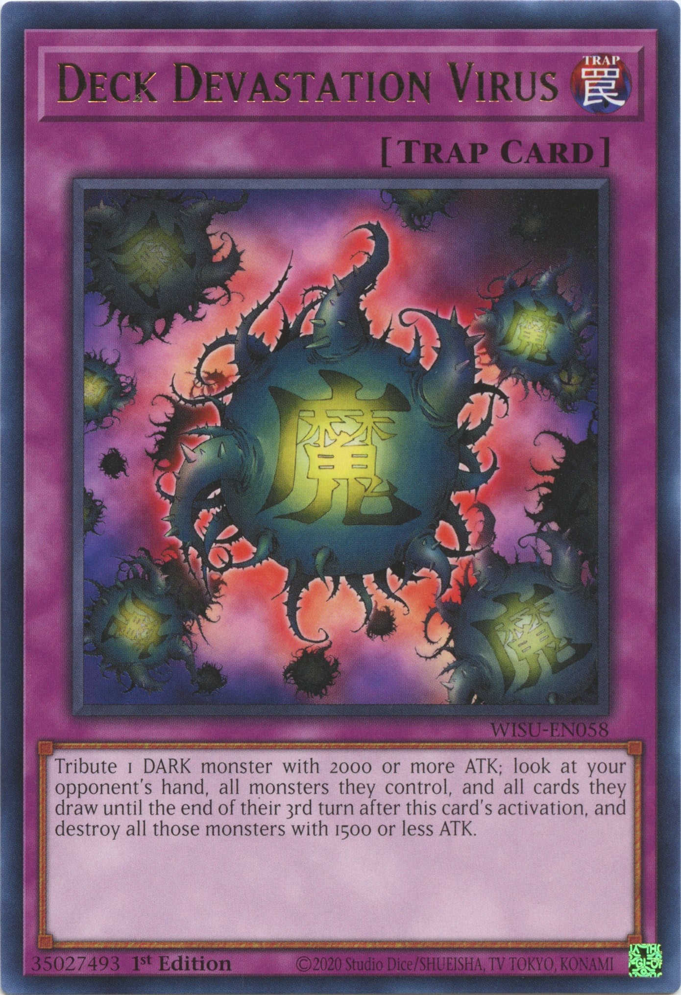 Deck Devastation Virus [WISU-EN058] Rare | Odin's Place