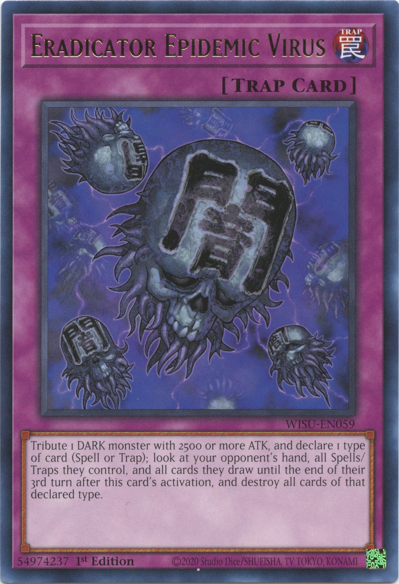 Eradicator Epidemic Virus [WISU-EN059] Rare | Odin's Place