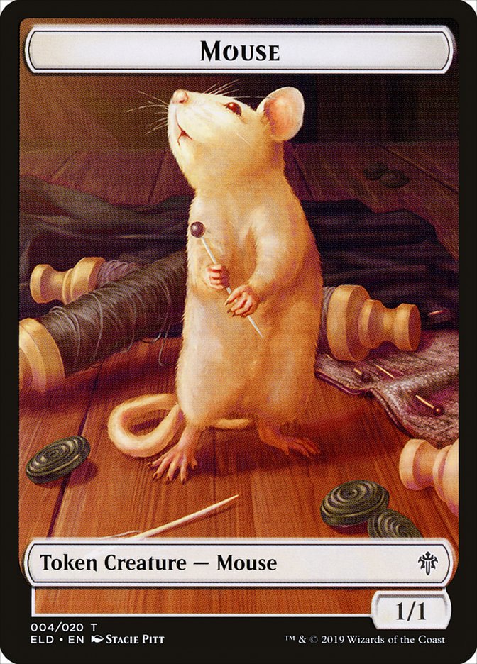 Mouse Token [Throne of Eldraine Tokens] | Odin's Place