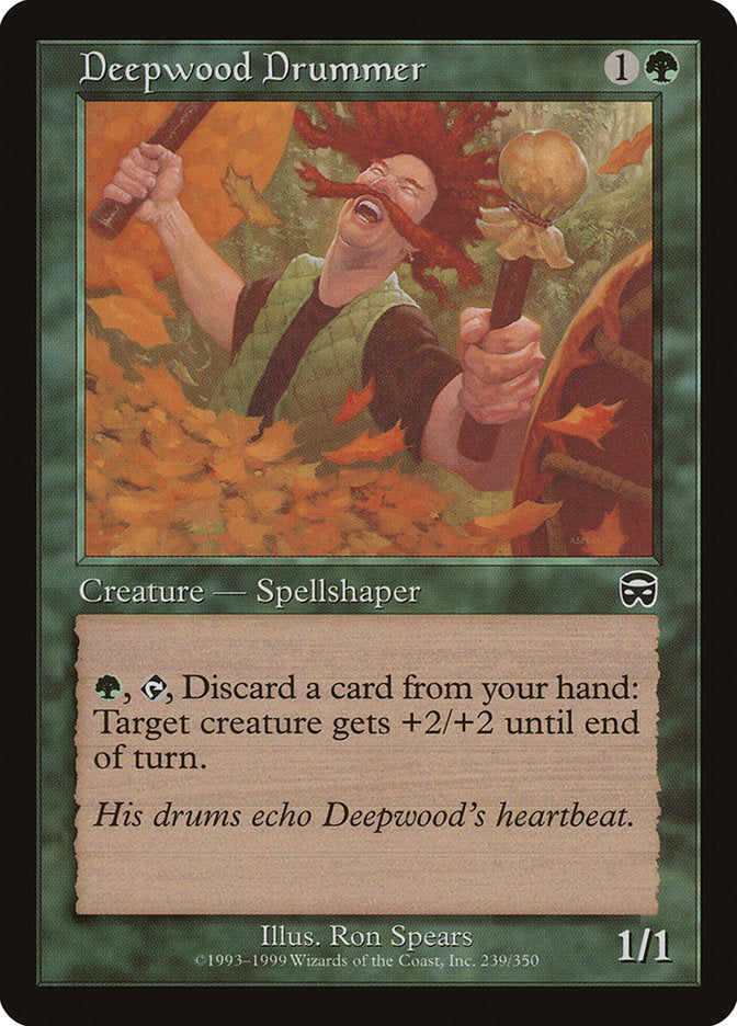 Deepwood Drummer (239) [Mercadian Masques] | Odin's Place