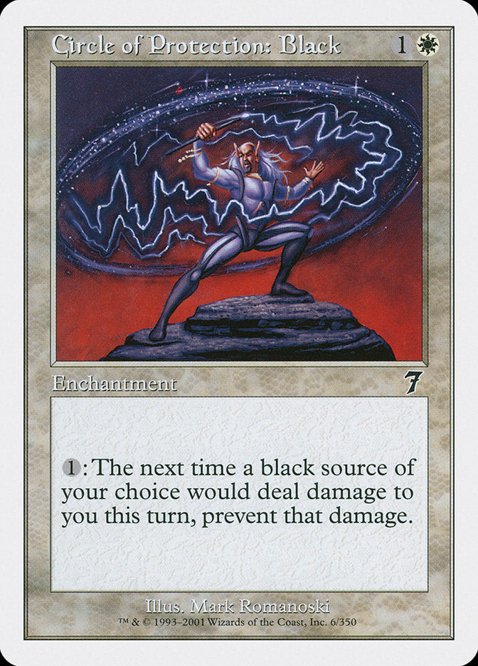 Circle of Protection: Black (6) [Seventh Edition] | Odin's Place