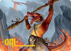Kobold Art Card (Gold-Stamped Signature) [Dungeons & Dragons: Adventures in the Forgotten Realms Art Series] | Odin's Place