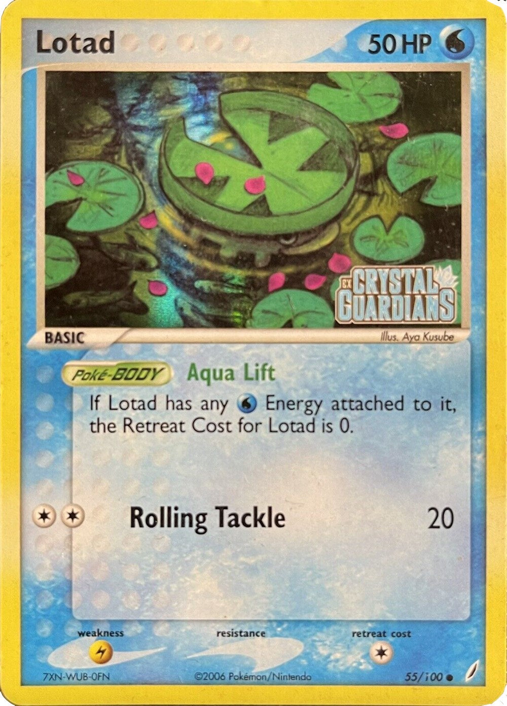 Lotad (055/100) (Theme Deck Exclusive) [EX: Crystal Guardians] | Odin's Place