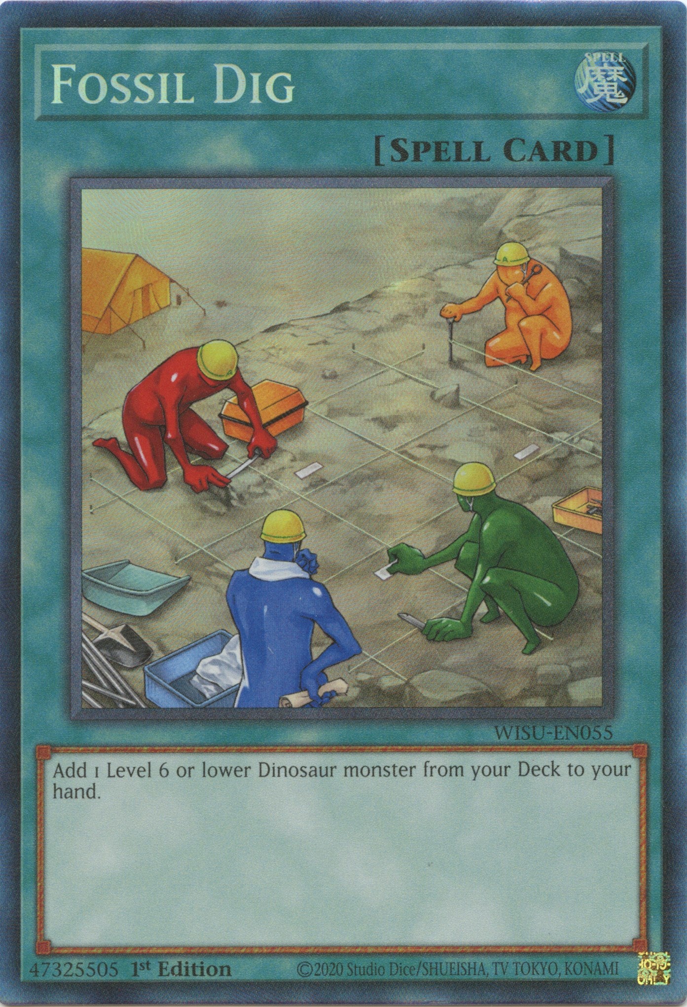 Fossil Dig [WISU-EN055] Collector's Rare | Odin's Place