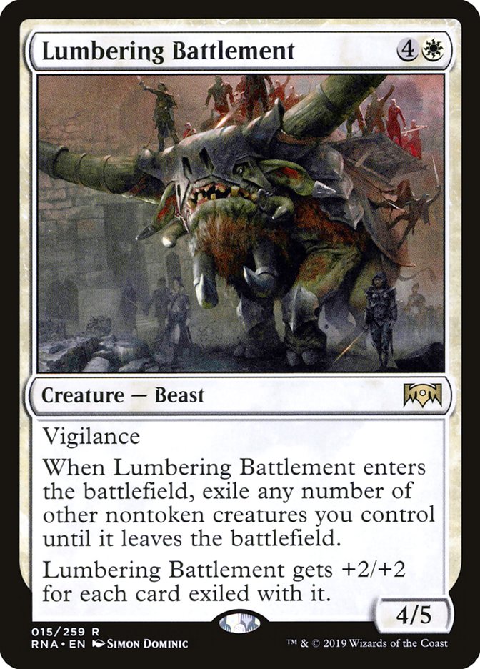 Lumbering Battlement (15) [Ravnica Allegiance] | Odin's Place