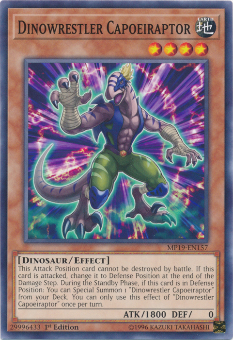Dinowrestler Capoeiraptor [MP19-EN157] Common | Odin's Place