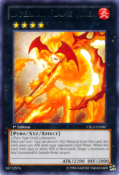 Infernal Flame Vixen [CBLZ-EN087] Rare | Odin's Place
