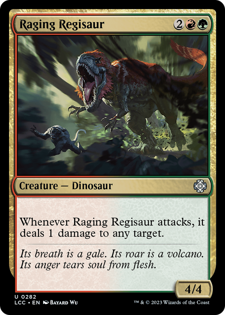 Raging Regisaur [The Lost Caverns of Ixalan Commander] | Odin's Place