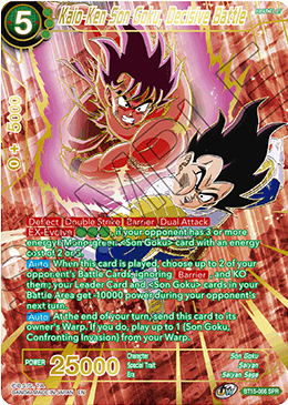 Kaio-Ken Son Goku, Decisive Battle (SPR) (BT15-066) [Saiyan Showdown] | Odin's Place