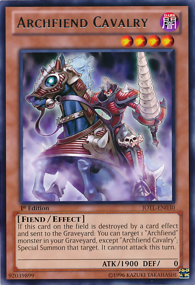 Archfiend Cavalry [JOTL-EN030] Rare | Odin's Place
