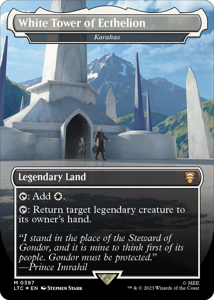 White Tower of Ecthelion - Karakas (Surge Foil Realms and Relics) [The Lord of the Rings: Tales of Middle-Earth Commander] | Odin's Place