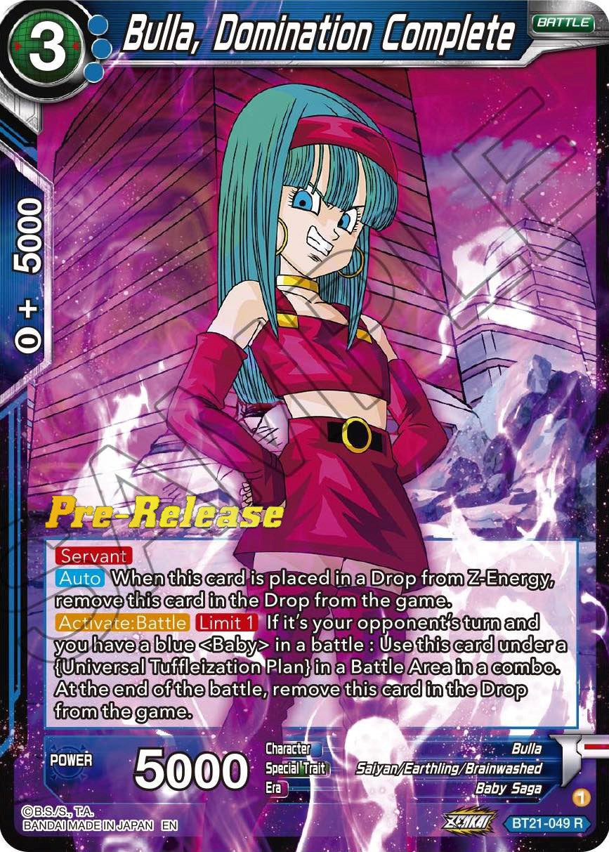 Bulla, Domination Complete (BT21-049) [Wild Resurgence Pre-Release Cards] | Odin's Place