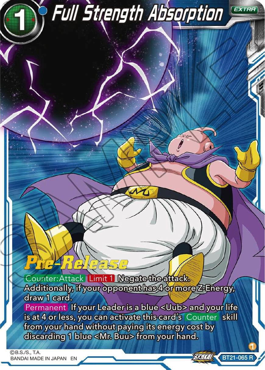 Full Strength Absorption (BT21-065) [Wild Resurgence Pre-Release Cards] | Odin's Place
