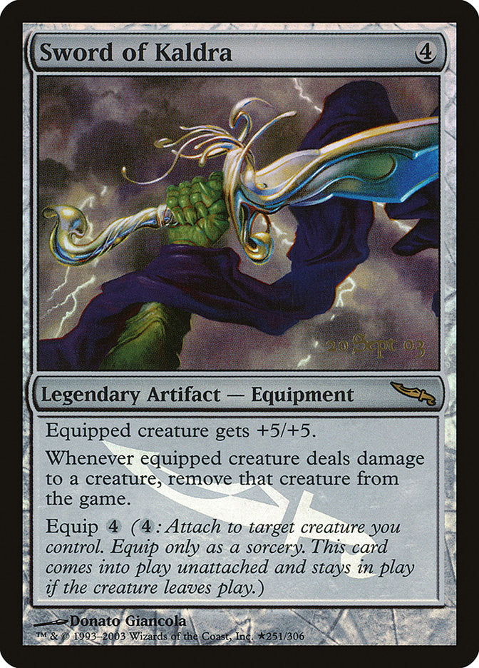 Sword of Kaldra (251) [Mirrodin Promos] | Odin's Place