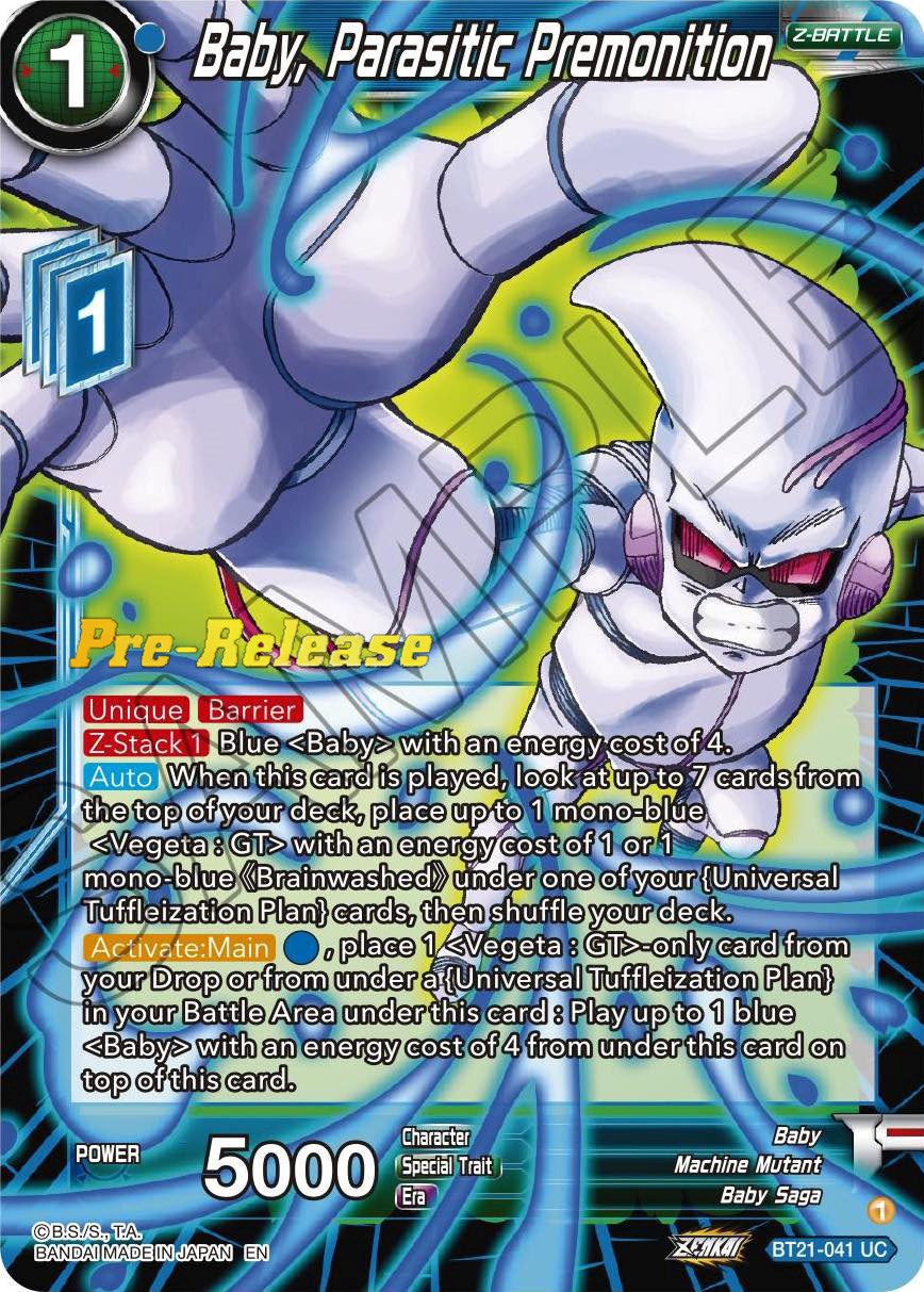Baby, Parasitic Premonition (BT21-041) [Wild Resurgence Pre-Release Cards] | Odin's Place