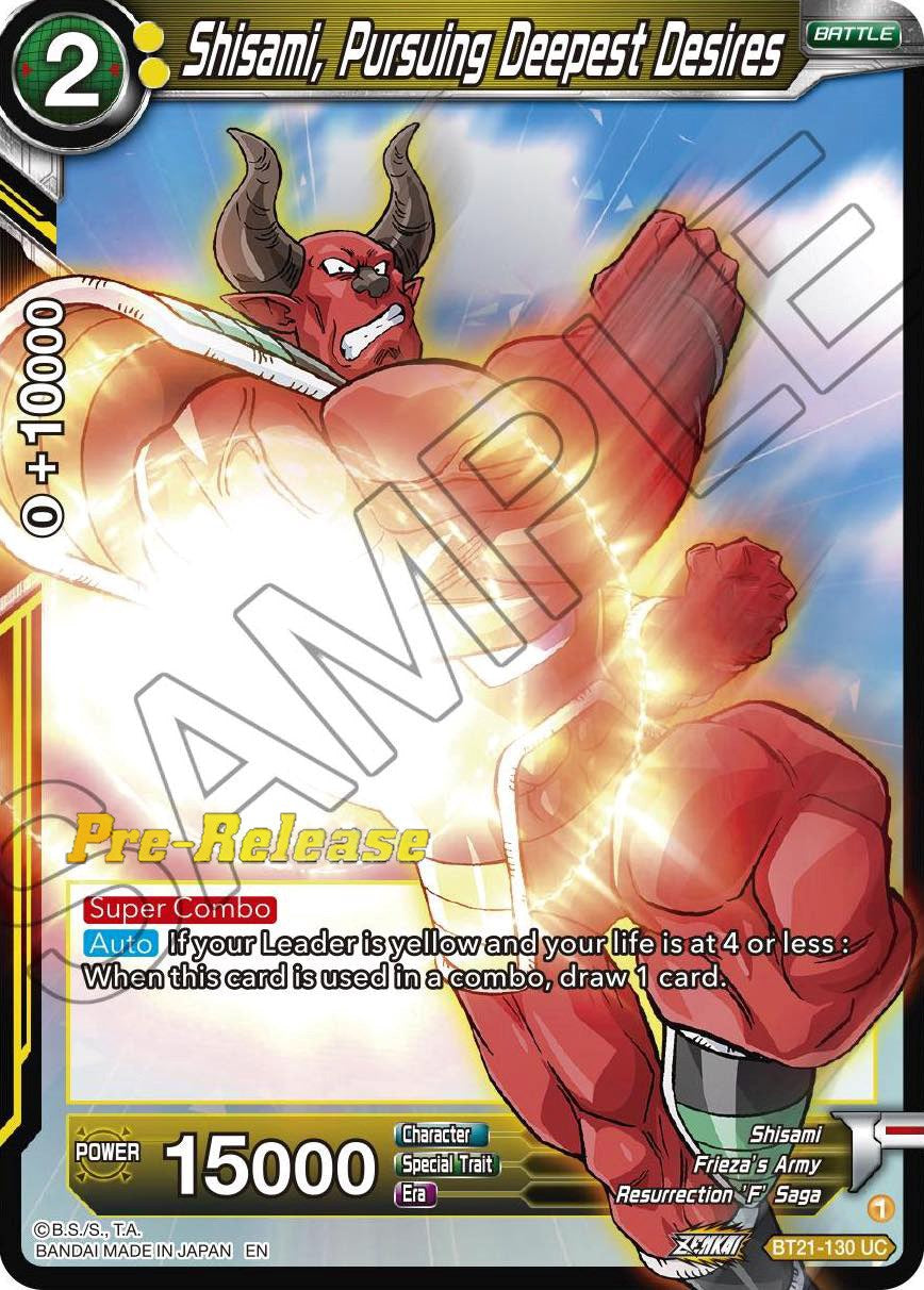 Shisami, Pursuing Deepest Desires (BT21-130) [Wild Resurgence Pre-Release Cards] | Odin's Place