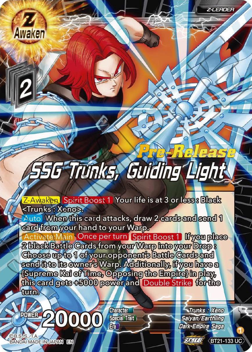 SSG Trunks, Guiding Light (BT21-133) [Wild Resurgence Pre-Release Cards] | Odin's Place