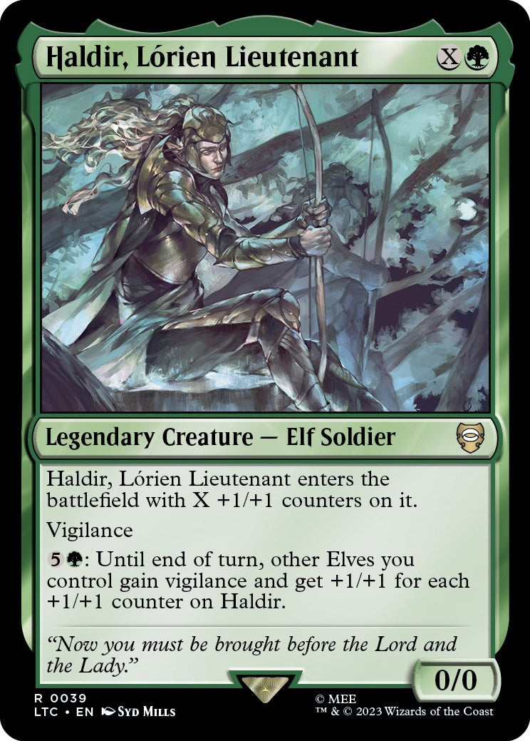 Haldir, Lorien Lieutenant [The Lord of the Rings: Tales of Middle-Earth Commander] | Odin's Place