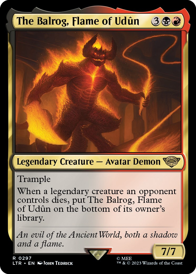 The Balrog, Flame of Udun [The Lord of the Rings: Tales of Middle-Earth] | Odin's Place